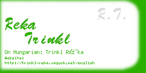 reka trinkl business card